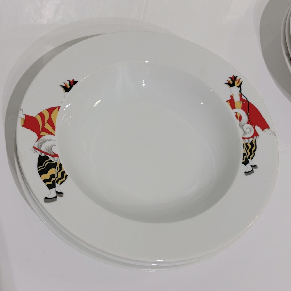 Pablo Picasso Porcellana di Bobemia / Artistic Soup/salad bowls  set of 6